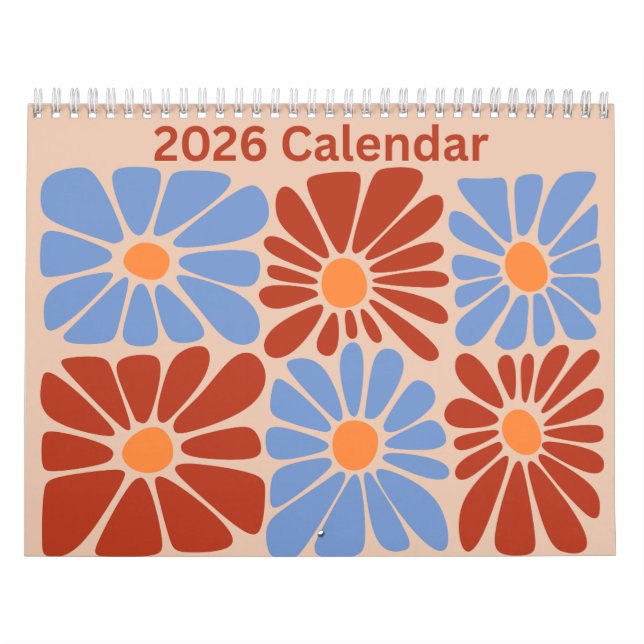 Calendário 2026 Flower Art Calendar (Capa)
