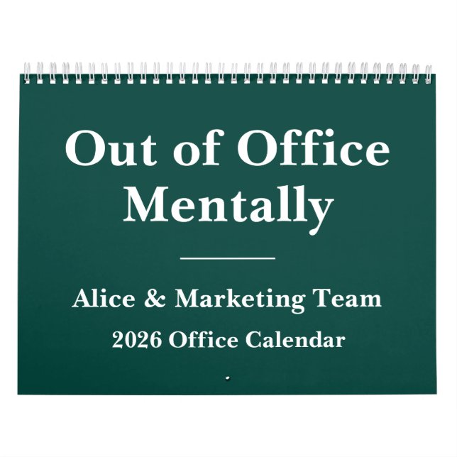 Calendário 2026 Funny Office Sarcastic Quotes (Capa)