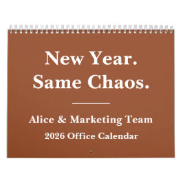 Calendário 2026 Funny Office Year-Round Laughs