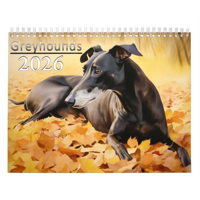 Calendário 2026 Greyhounds (Capa)