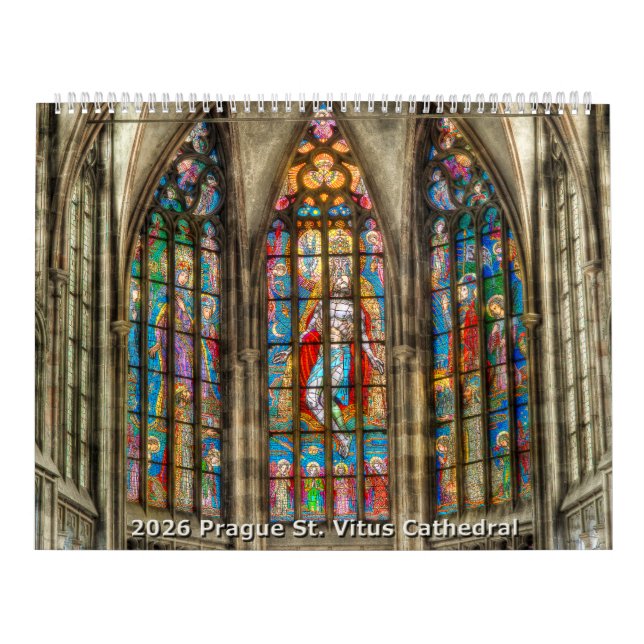 Calendário 2026 Interior of St.Vitus Cathedral Calendar (Capa)