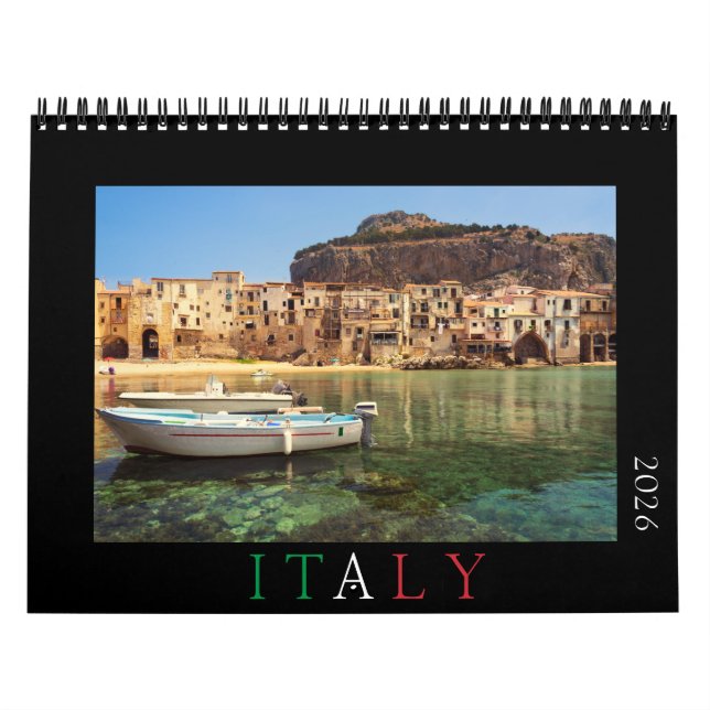 Calendário 2026 Italy landscape photography (Capa)