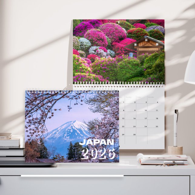 Calendário 2026 Japan Botanical Landscape Calendar (Criador carregado)