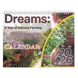 Calendário 2026 Jardinagem Urbana e Agricultura de