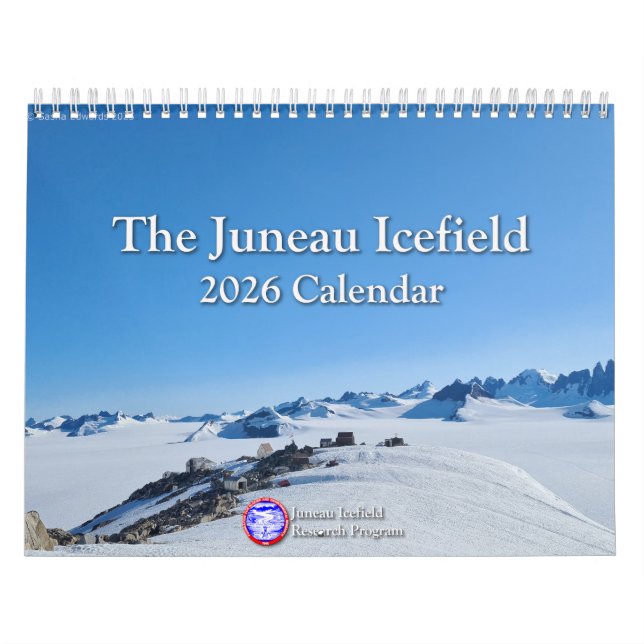 Calendário 2026 Juneau Icefield Research Program Calendar (Capa)
