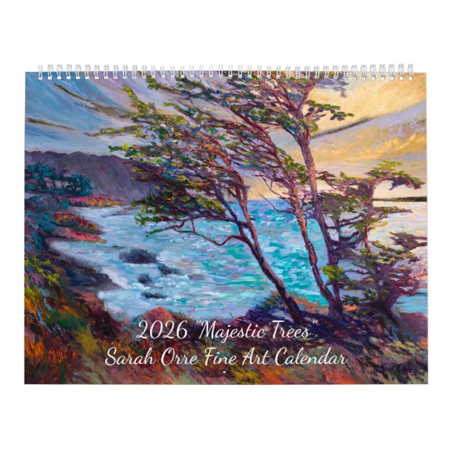 Calendário 2026 Majestic Trees Calendar (Capa)