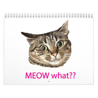 Calendário 2026 MEOW what?? Calendar