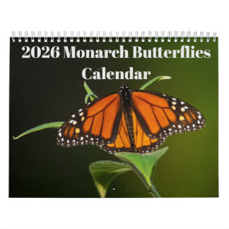 Calendário 2026 Monarch Butterflies Calendar