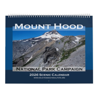 Calendário 2026 Mount Hood National Park Campaign Calendar