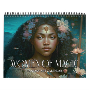 Calendário 2026 Mulheres De Magic 2 Fantasy Art Calendar