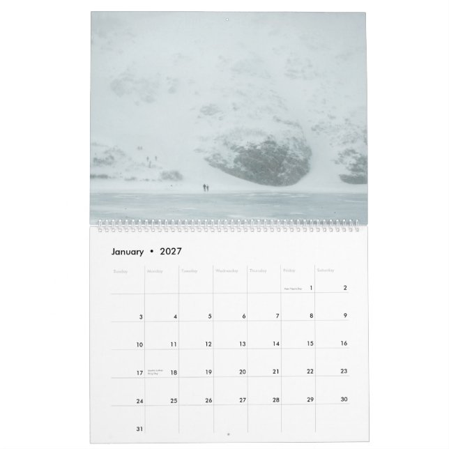 Calendário 2026 Nature Calendar (Jan 2027)