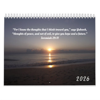 Calendário 2026 Nature's Blessings Calendar