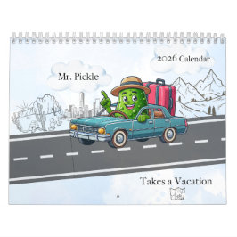 Calendário 2026 O Sr. Pickle Tira Férias