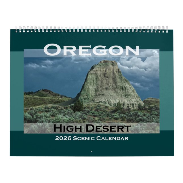 Calendário 2026 Oregon High Desert Calendar (Capa)