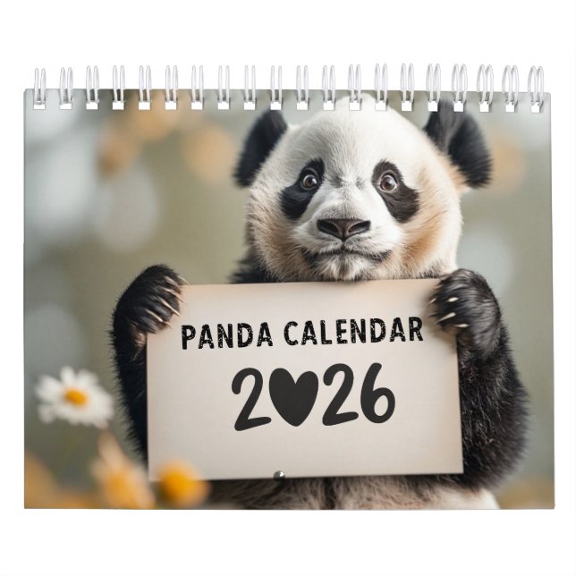 Calendário 2026 Panda Calendar (Capa)
