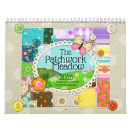 Calendário 2026 Patchwork Meadow Scripture Calendar