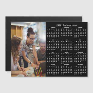 Calendário 2026 Personalizado Ímã de Foto Empresar
