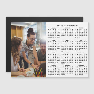 Calendário 2026 Personalizado Ímã de Foto Empresar