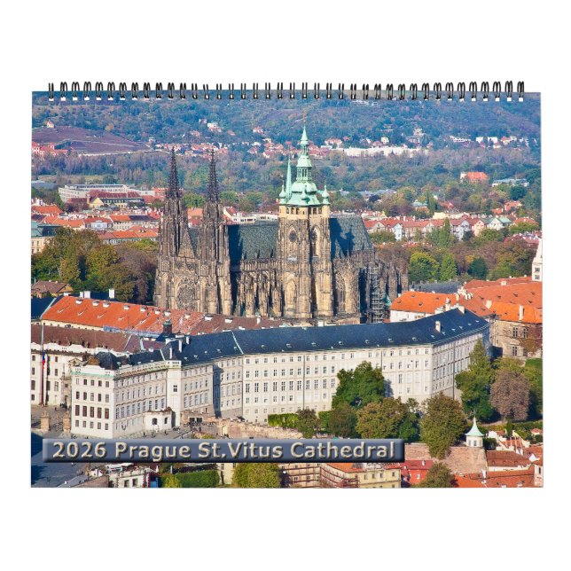 Calendário 2026 Prague - St. Vitus Cathedral Calendar (Capa)