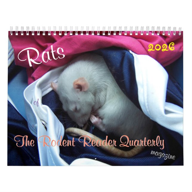Calendário 2026 Rats of The Rodent Reader Calendar G (Capa)