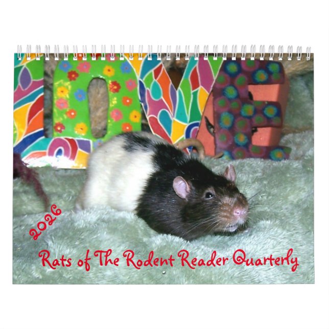 Calendário 2026 RATS of the Rodent Reader Calendar I (Capa)