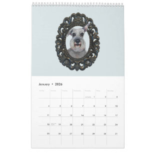Calendário 2026: Retratos de Pet de Aquarela por A