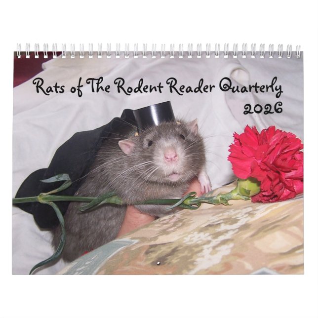 Calendário 2026 Rodent Reader Calendar H (Capa)