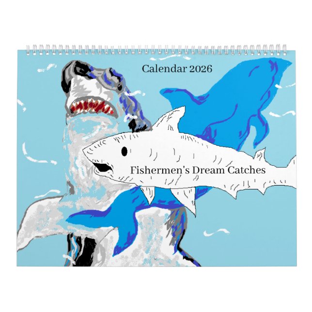 Calendário 2026 Sonhos de Pescadores  (Capa)