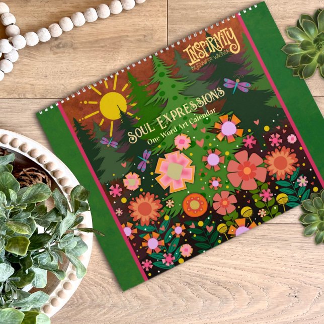 Calendário 2026 Soul Expressions One Word Inspirational (2026 Edition Inspirivity One Word Calendar 
)