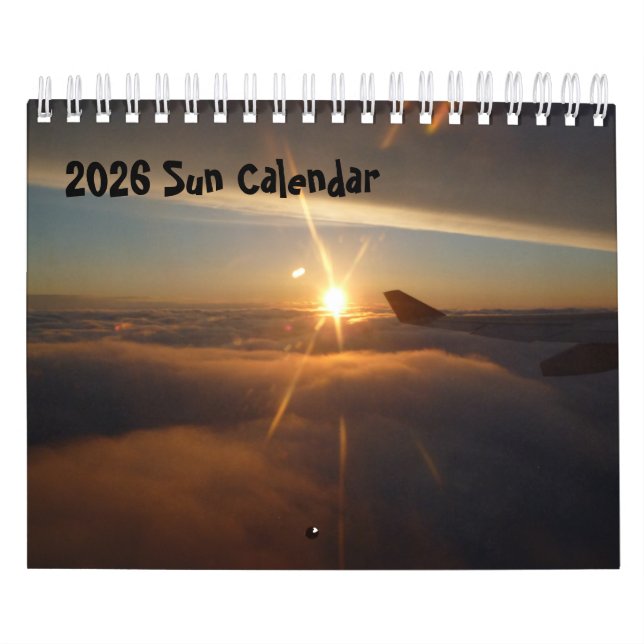 Calendário 2026 Sun Calendar (Capa)