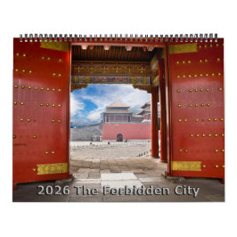 Calendário 2026 The Forbidden City Calendar