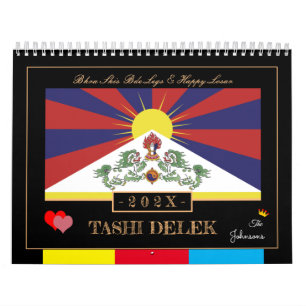 Calendário 2026 Tibetano Losar & Tashi Delek - Ano Novo /Tibe