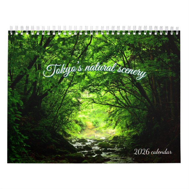 Calendário 2026 Tokyo Natural Scenery Photo Calendar – Mounta (Capa)