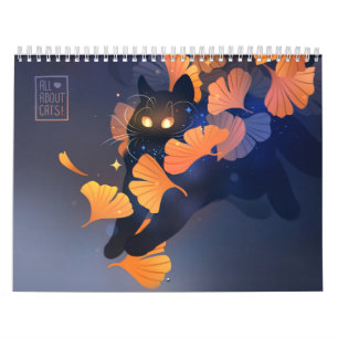 Calendário 2026 Tudo sobre gatos!