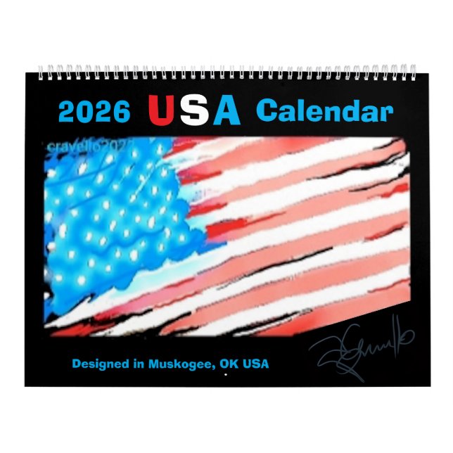 CALENDÁRIO 2026 USA (Capa)