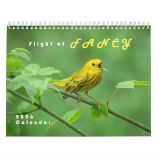 Calendário 2026 Warblers - Original Bird Photo Calendar