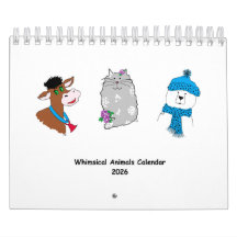 2026 Whimsical Animals Calendar ...