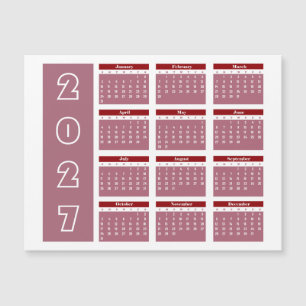 Calendário 2027