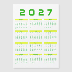 Calendário 2027