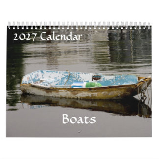 Calendário 2027 - Calendário de Barcos