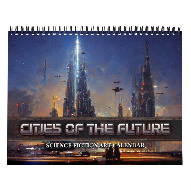 Calendário 2027 Cidades Do Futuro 3 Ficção Científica (Capa)