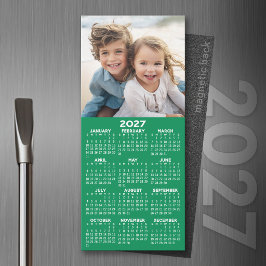 Calendário 2027 com Foto Ímã Minimalista Moderno