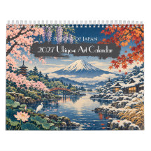 2027 Estações do Japão Arte Ukiyo-e | 12 Vista Pan