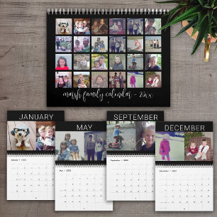 Calendário 2027 - Família Moderna Foto Personalizada