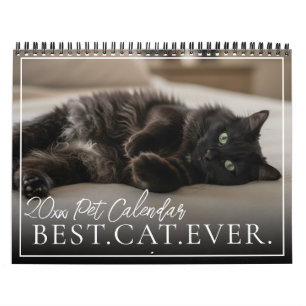 Calendário 2027 Gato de Estimação Personalizado Melhor Gato d
