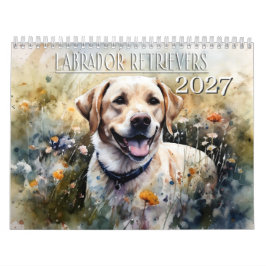 Calendário 2027 Labrador Retriever