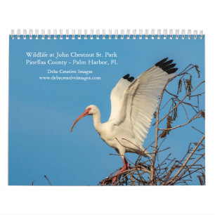 Calendário 2027 Vida Selvagem no John Chesnut Sr. Park Flór