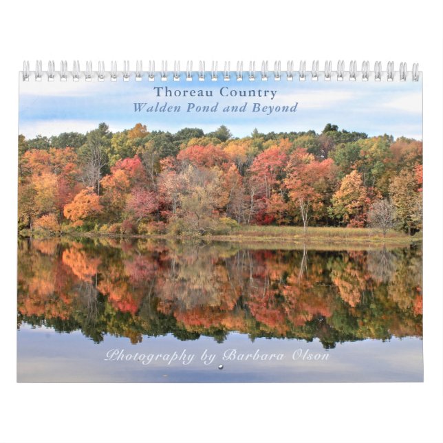 Calendário 2027 Walden Pond & Além (Capa)