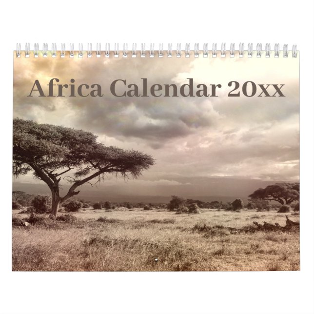 Calendário 20xx - África (Capa)