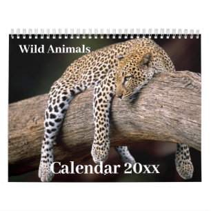 Calendário 20xx - Animais Selvagens